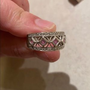 Pink Safire Diamond ring